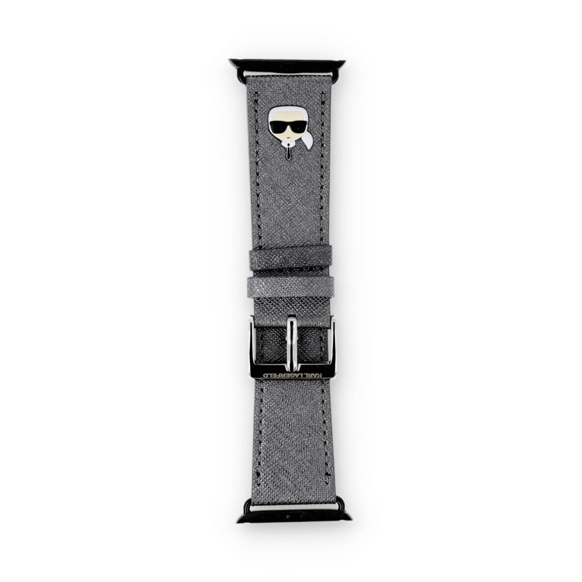 KARL LAGERFELD apyrankė Black Apple Watch 38/40/41/42 mm
