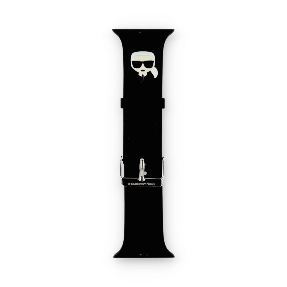KARL LAGERFELD apyrankė Black Apple Watch 42/44/45/46/49 mm