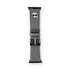 KARL LAGERFELD apyrankė Black Apple Watch 38/40/41/42 mm