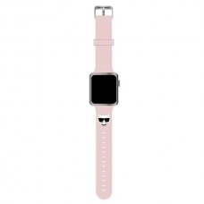 KARL LAGERFELD apyrankė Pink Apple Watch 38/40/41/42 mm
