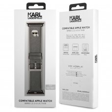 KARL LAGERFELD apyrankė Silver Apple Watch 42/44/45/46/49 mm