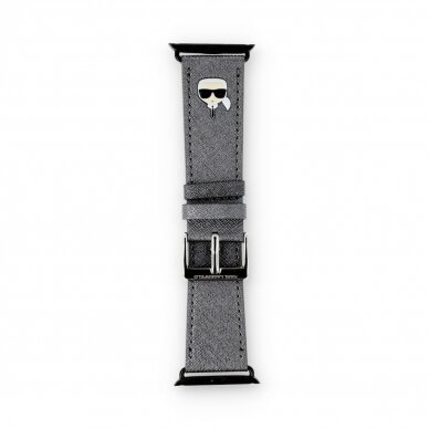 KARL LAGERFELD apyrankė Black Apple Watch 38/40/41/42 mm