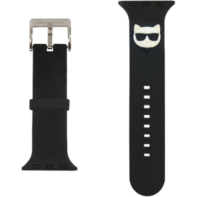 KARL LAGERFELD apyrankė Black Apple Watch 38/40/41/42 mm