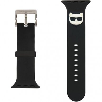 KARL LAGERFELD apyrankė Black Apple Watch 38/40/41/42 mm