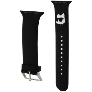 KARL LAGERFELD apyrankė Black Apple Watch 38/40/41/42 mm 1