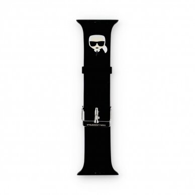 KARL LAGERFELD apyrankė Black Apple Watch 42/44/45/46/49 mm