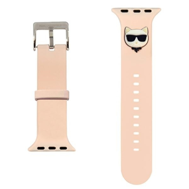 KARL LAGERFELD apyrankė Pink Apple Watch 42/44/45/46/49 mm 1
