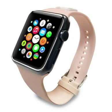 KARL LAGERFELD apyrankė Pink Apple Watch 42/44/45/46/49 mm 2