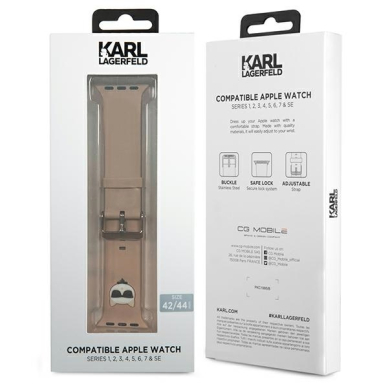 KARL LAGERFELD apyrankė Pink Apple Watch 42/44/45/46/49 mm 3