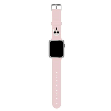 KARL LAGERFELD apyrankė Light Pink Apple Watch 42/44/45/46/49 mm