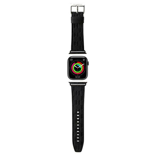 KARL LAGERFELD apyrankė Black Apple Watch 42/44/45/46/49 mm