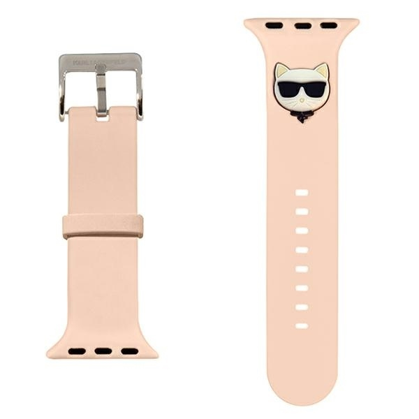 KARL LAGERFELD apyrankė Pink Apple Watch 38/40/41/42 mm 1