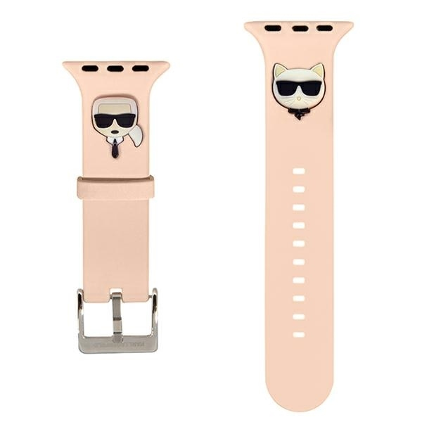 KARL LAGERFELD apyrankė Pink Apple Watch 42/44/45/46/49 mm 1