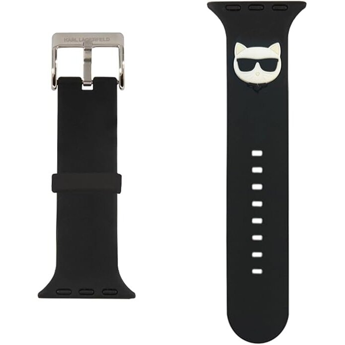 KARL LAGERFELD apyrankė Black Apple Watch 38/40/41/42 mm
