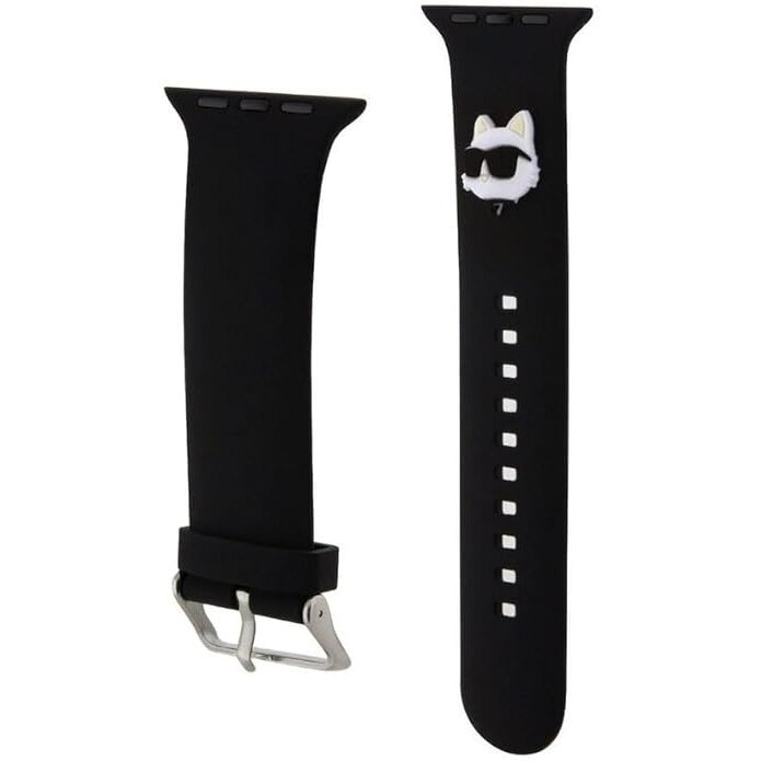 KARL LAGERFELD apyrankė Black Apple Watch 38/40/41/42 mm 1
