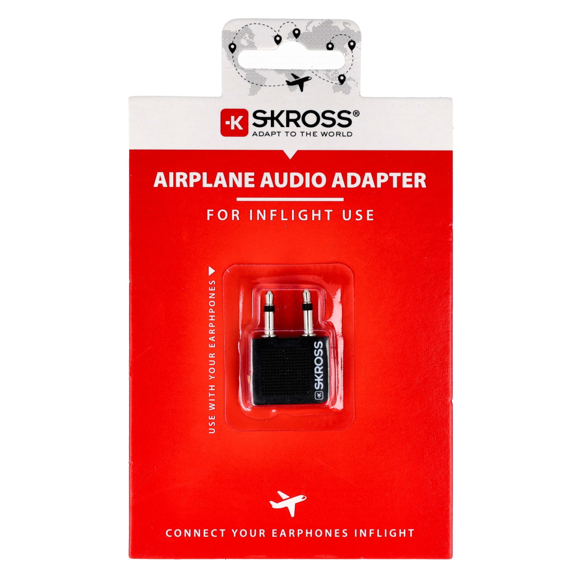 Kelioninis audio adapteris SKROSS 3.5mm female to 2x3.5mm male 1