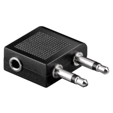 Kelioninis audio adapteris SKROSS 3.5mm female to 2x3.5mm male