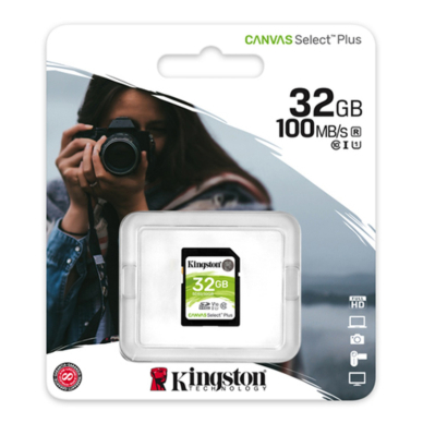 KINGSTON 32GB SDHC Canvas Select Plus 1