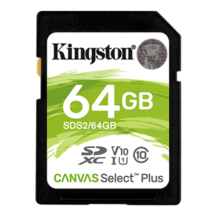 KINGSTON 64GB SDXC Canvas Select Plus