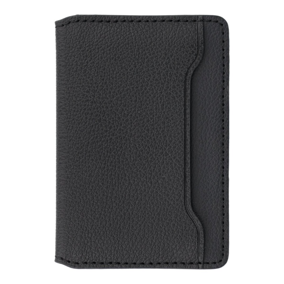 Klijuojama įmautė kortelėms PU Leather Stand black