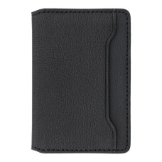 Klijuojama įmautė kortelėms PU Leather Stand black