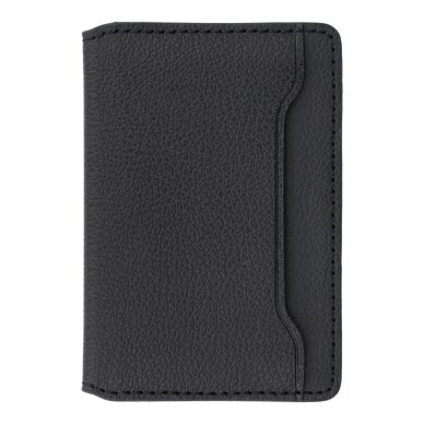 Klijuojama įmautė kortelėms PU Leather Stand black