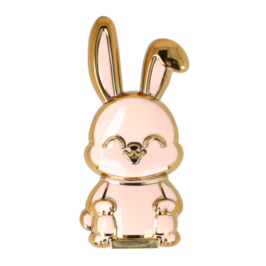 Klijuojamas telefono laikiklis - stovelis pink RABBIT Klijuojamas telefono laikiklis - stovelis pink RABBIT