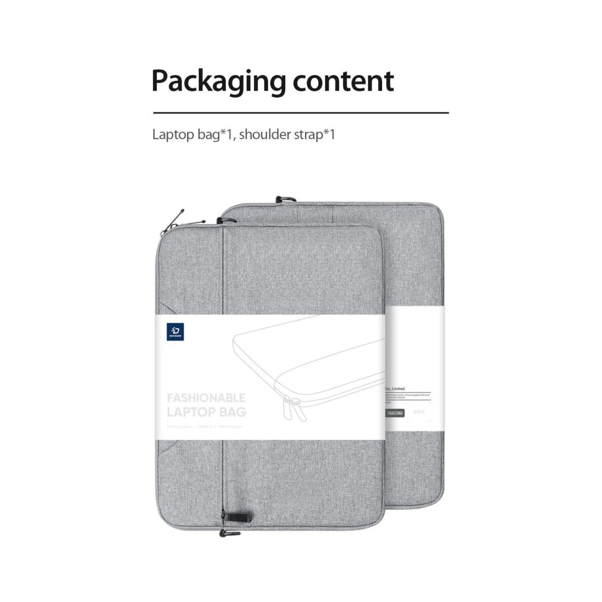 Kompiuterio krepšys 14-15.4" navy blue DUX DUCIS LBJB Series 4