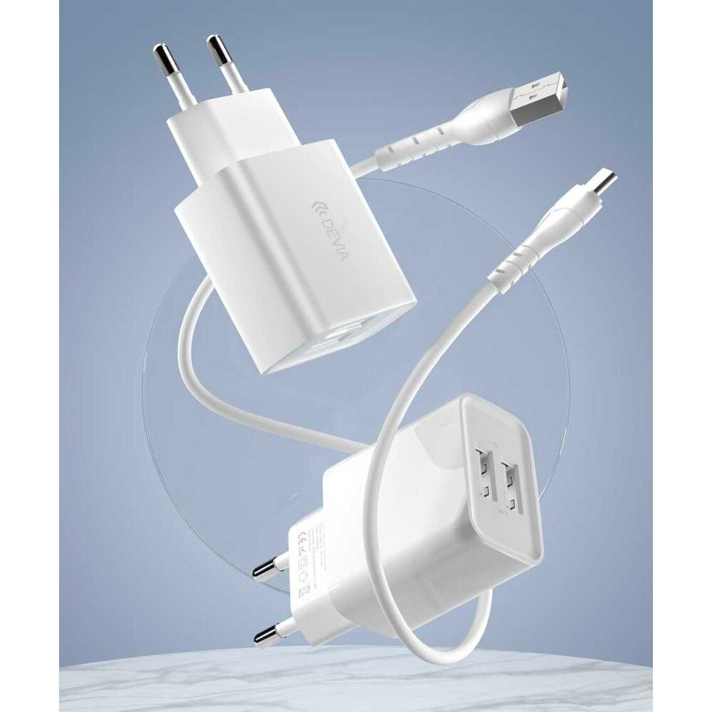 Kroviklis buitinis 2xUSB 2.4A DEVIA 2