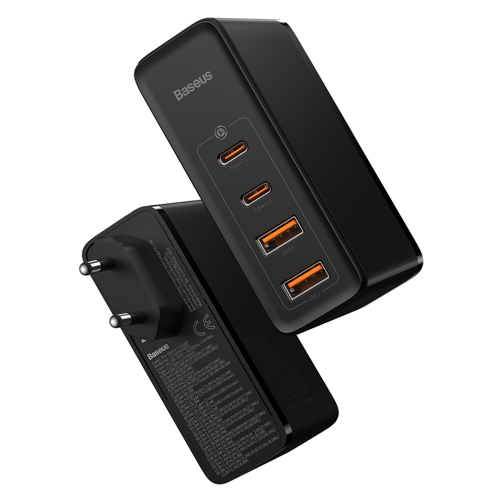 Kroviklis buitinis BASEUS PD 2xUSB+ 2xUSB-C QC4 3.0 100W black 5