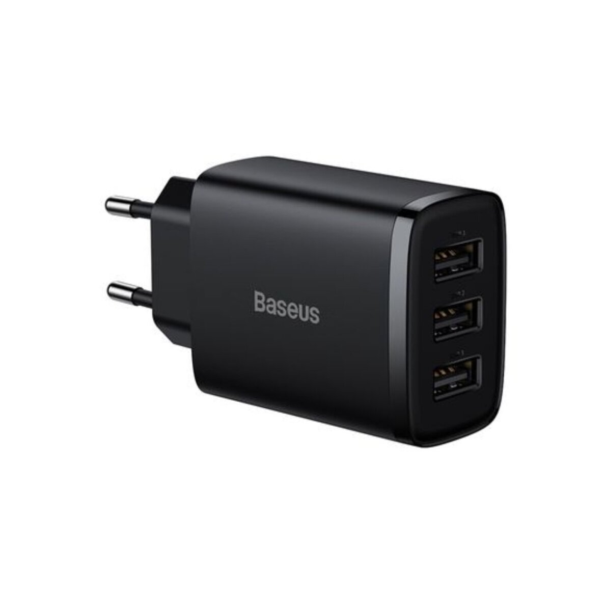 Kroviklis buitinis 3xUSB 17W Baseus CCXJ020101 black