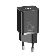 Kroviklis buitinis PD Super Si 25W 3A Baseus CCSP020101 black