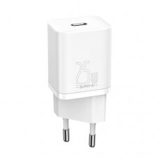Kroviklis buitinis PD Super Si 25W 3A Baseus CCSP020102 white