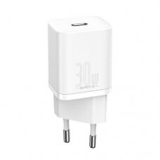 Kroviklis buitinis PD Super Si 30W 3A Baseus CCSUP-J02 white