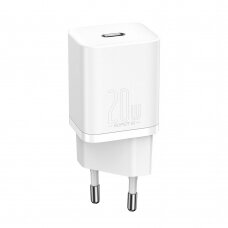 Kroviklis buitinis Super Si 20W 3A Baseus CCSUP-B02 baltas