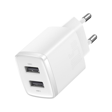 Kroviklis buitinis 2xUSB 10.5W Baseus CCXJ010202 white