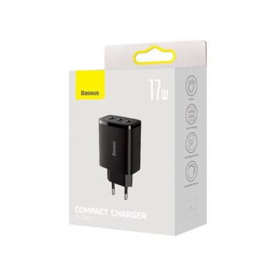 Kroviklis buitinis 3xUSB 17W Baseus CCXJ020101 black 5