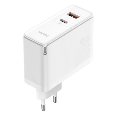 Kroviklis buitinis BASEUS GaN5 Pro PD 100W QC4 3.0 USB + Type-C white BRA012294 4