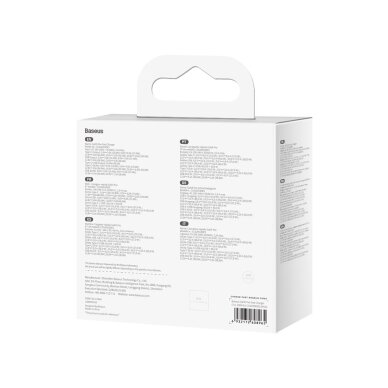 Kroviklis buitinis BASEUS GaN5 Pro PD 100W QC4 3.0 USB + Type-C white BRA012294 7