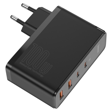 Kroviklis buitinis PD 2xUSB+ 2xUSB-C QC4 3.0 100W black 4