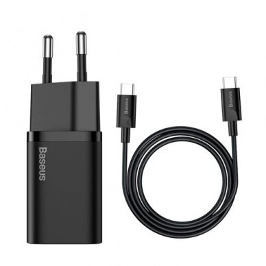 Kroviklis buitinis PD Super Si 25W 3A Baseus CCSP020101 black 1