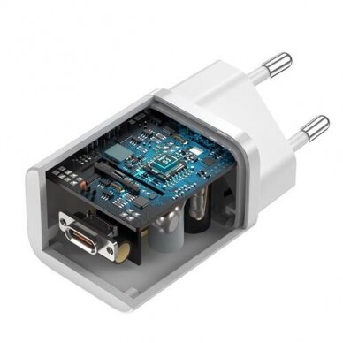 Kroviklis buitinis PD Super Si 25W 3A Baseus CCSP020102 white 2