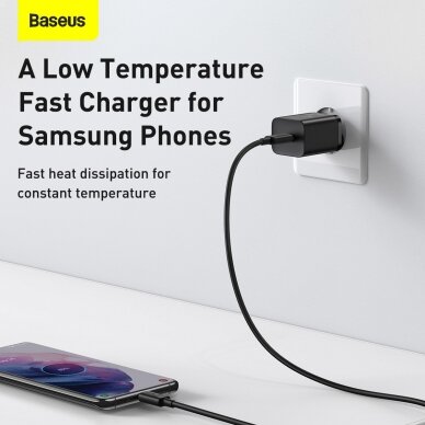 Kroviklis buitinis PD Super Si 25W 3A Baseus TZCCSUP-L01 juodas 15