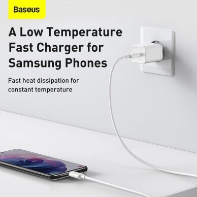 Kroviklis buitinis PD Super Si 25W 3A Baseus TZCCSUP-L02 white 14