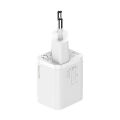 Kroviklis buitinis PD Super Si 30W 3A Baseus CCSUP-J02 white 2