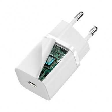 Kroviklis buitinis PD Super Si 30W 3A Baseus CCSUP-J02 white 1