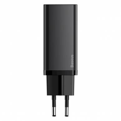 Kroviklis buitinis USB + Type C 65W 3A Baseus CCGAN2L-B01 black 2