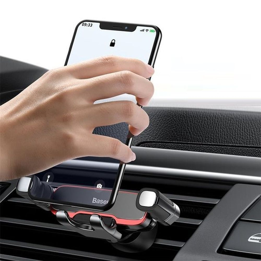 Laikiklis BASEUS GRAVITY tvirtinamas į groteles SUYL-HU01 4