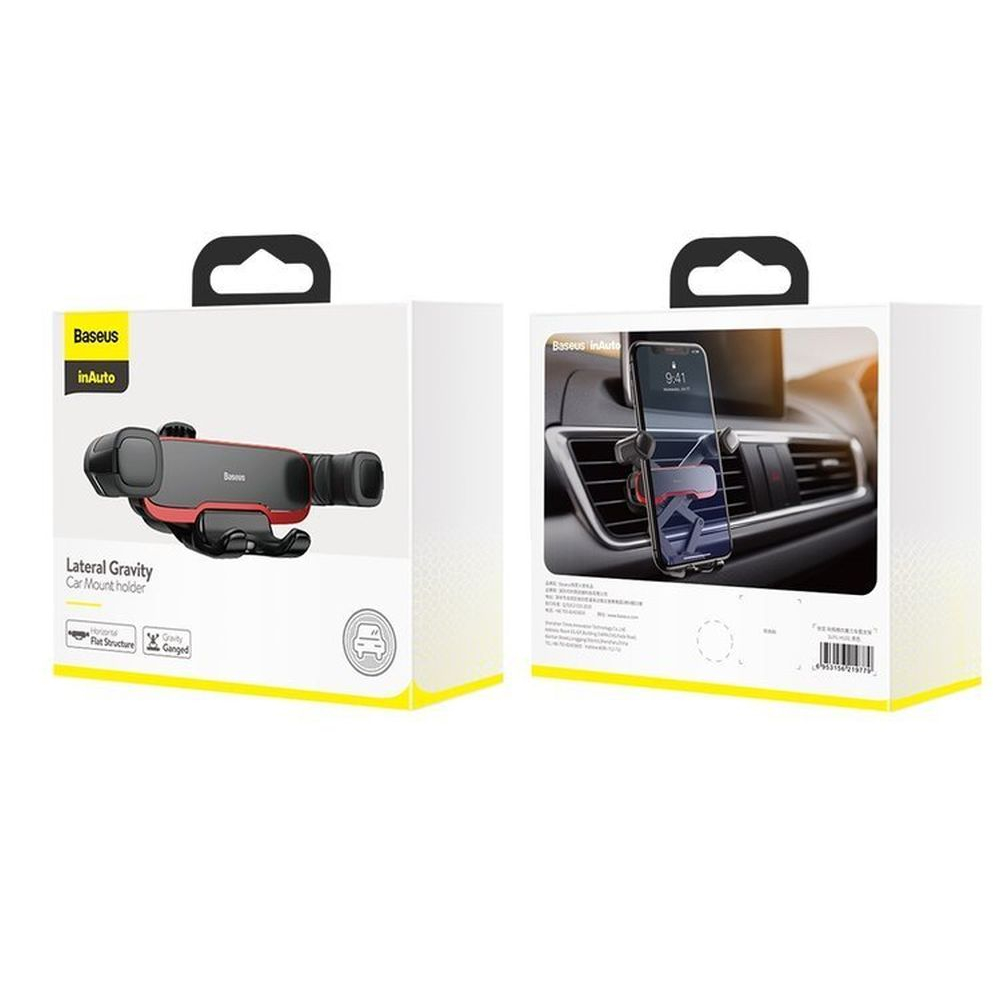 Laikiklis BASEUS GRAVITY tvirtinamas į groteles SUYL-HU01 6