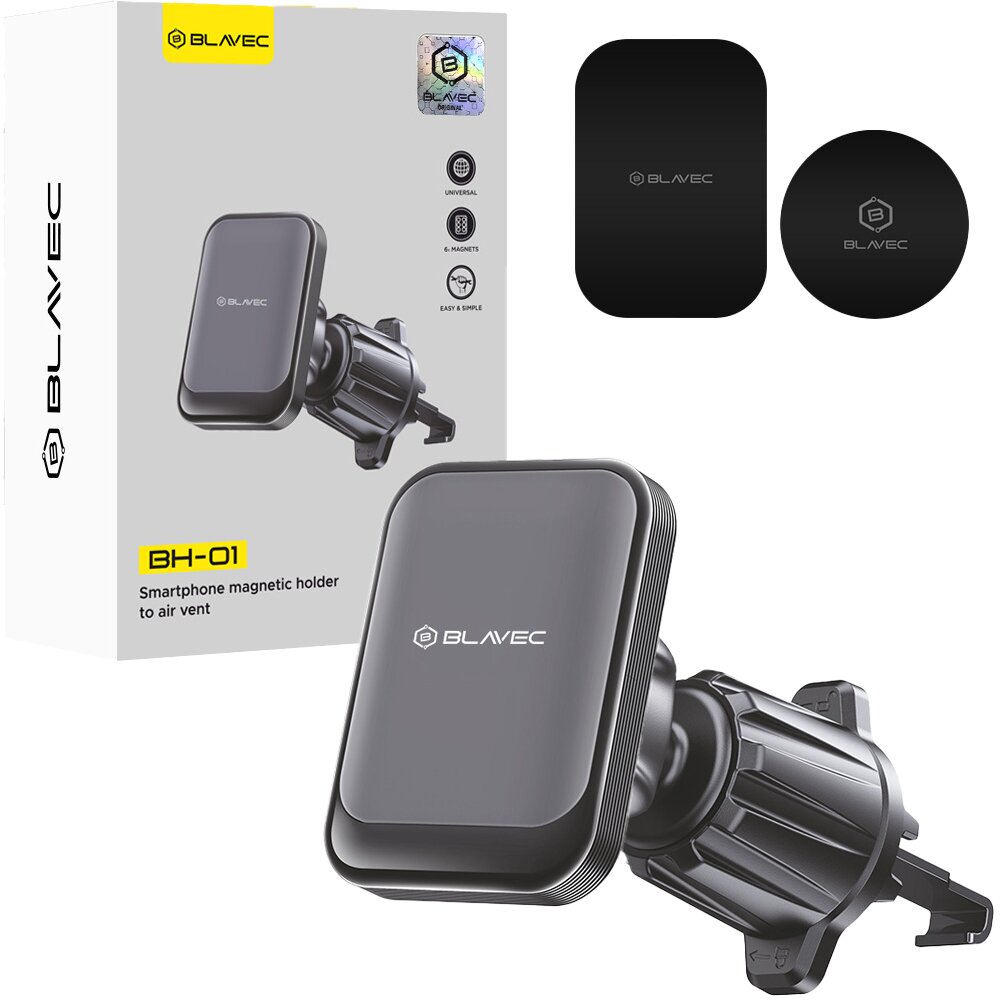 Laikiklis black BLAVEC Magnetic BH-01 į groteles su magnetu BH01-MAVB Laikiklis black BLAVEC Magnetic BH-01 į groteles su magnetu BH01-MAVB